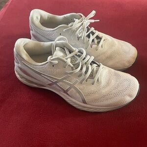 ASICS Women's White Running Shoes - Lightweight Comfort